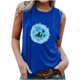 thumbnail image 1 of Verano mujer moda cuello redondo impreso sin mangas casual camisetas sin mangas Fridja gh5331, 1 of 5