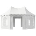 thumbnail image 2 of Outsunny 22.3' x 16.4' White Event Outdoor Canopies, Portable, 2 of 9