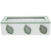 WEAVILUX Tea Packet Holder Wooden Tea Bag Organizer For Restaurant 1Pcs