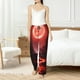 thumbnail image 4 of Fotbe Red Moon Lava Pantalones de Pijama para Mujer, Pantalones de Dormir, Pantalones Pj con Cordón y Bolsillos-Large, 4 of 6