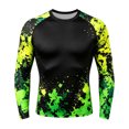 thumbnail image 3 of Men's Compression Long Sleeve Shirt and Leggings Set Running Gym Athletic Base Layer Workout, 3 of 6