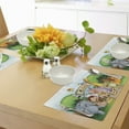 thumbnail image 4 of Ambesonne Zoo Place Mats Set of 4, Playful Outdoors Animals, Standard Size, Multicolor, 4 of 6