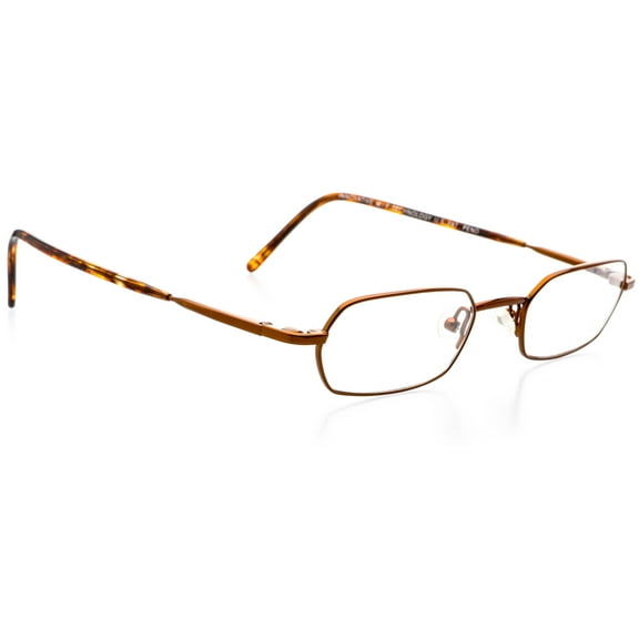 Optical Eyewear - Oval Shape, Metal Full Rim Frame - Prescription Eyeglasses RX, Cocoa