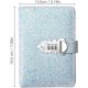 thumbnail image 2 of Digital Password Journal Combination Lock Diary Locking A6 Refillable Leather Journal (White), 2 of 4
