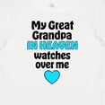 thumbnail image 4 of Inktastic My Great Grandpa in Heaven Watches over Me Boys or Girls Baby T-Shirt, 4 of 5