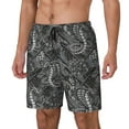 thumbnail image 2 of Balery Snake Mens Swim Trunks Swim Shorts for Men Quick Dry Inseam Beach Shorts with Compression Liner Pocket-XX-Large, 2 of 9