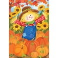 thumbnail image 2 of Briarwood Lane Happy Fall Scarecrow House Flag, 2 of 4