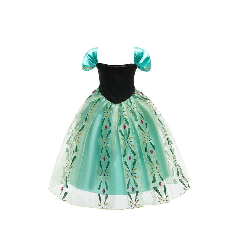 Anna Costume For Girls Anna Dress Princess Costume for Frozen Long Sleeve  with Cape Christmas Birthday Party Cosplay - Walmart.com
