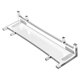 thumbnail image 1 of For PS5 Slim Optical Digital Console Easy Horizontal Storage Rack,1PC, 1 of 5