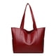 thumbnail image 2 of Btafrte Bolso Hombro Informal Gran Capacidad para Mujer Bolsos Con Asa Superior PU Sólido (rojo), 2 of 9