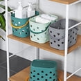 thumbnail image 3 of Plastic Storage Baskets with Handles,Portable Shower Caddy Tote Plastic Storage Basket Box Organizer Bin for Bathroom, Pantry, Kitchen, College Dorm, Garage, 3 of 7