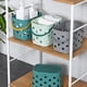 thumbnail image 3 of Cesta de almacenamiento de plástico portátil para ducha Caddy con caja organizadora con asa para baño, despensa, cocina, dormitorio universitario, garaje Vhermosa Cajas Organizadoras, 3 of 6
