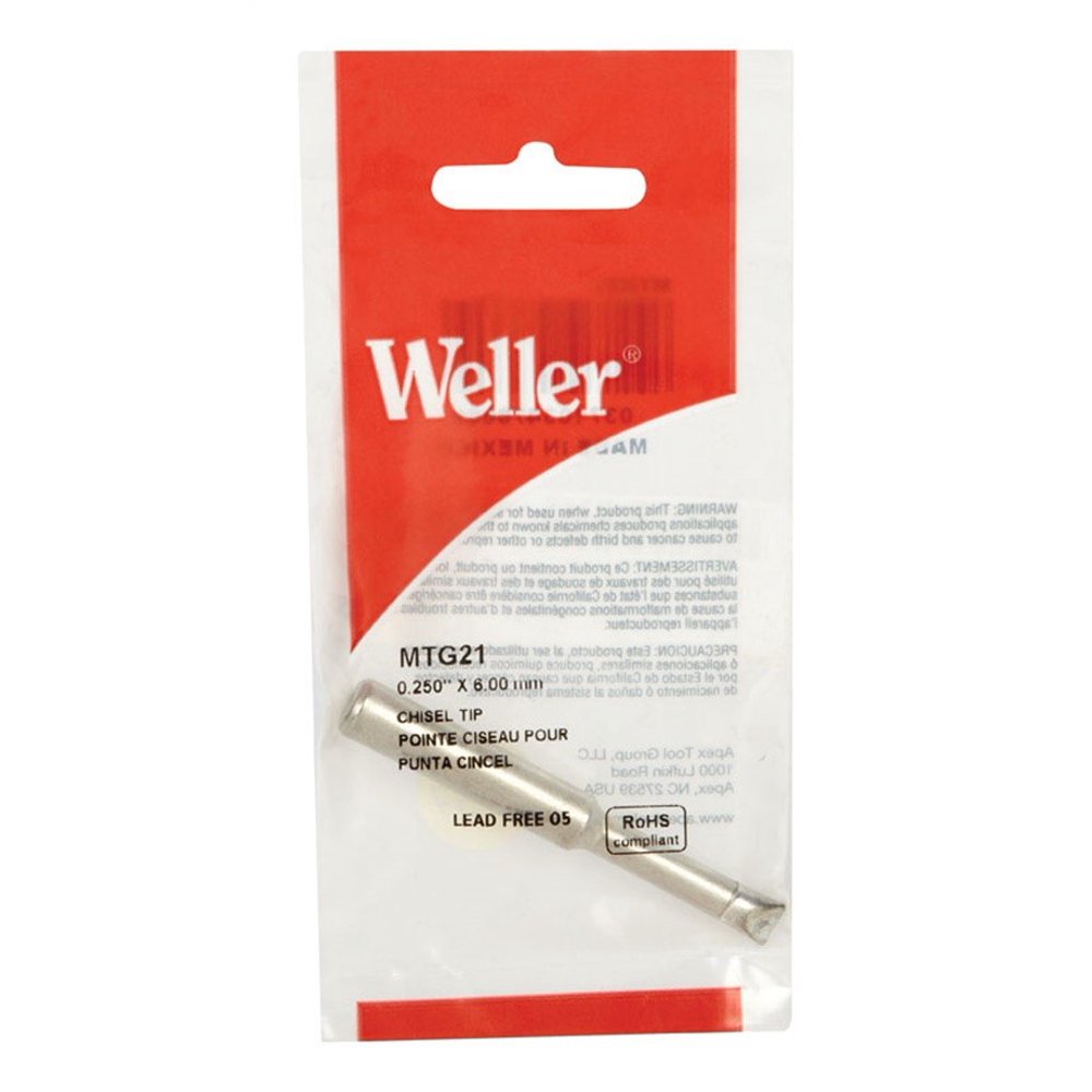 Weller LeadFree Soldering Tip 1/4 in. Dia. Copper