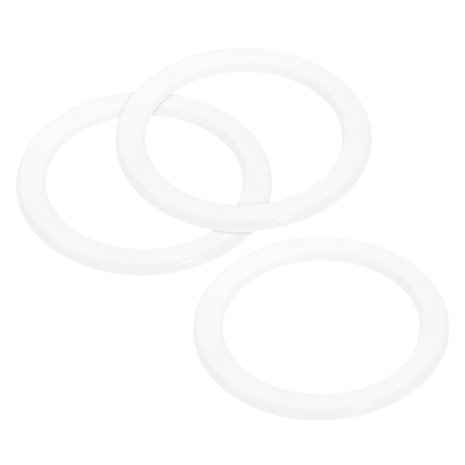 Uxcell Gasket Seal Coffee Maker White Silicone Ring 56x73x3.3mm for 6