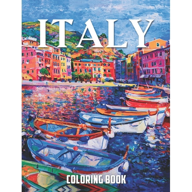 Download Italy Coloring Book Premium Abstract Cover Vol 1 Paperback Walmart Com Walmart Com