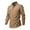 Khaki, variant on Polo Shirts for Men Walking Tops Men Workout Tops T Shirts Large Glitter Foam Star Wrap Shirt Long Sleeve T Shirt Pack Long Sleeve Crop Tunics for under Male White L
