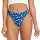 thumbnail image 1 of Balery Airplanes in the Sky Tangas de Algodón para Mujer con Estampado – Ropa Interior Sexy, Transpirable, G-string-Small, 1 of 1