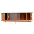 thumbnail image 1 of Milaget Mini Dollhouse Wall Cabinet Decor with Hanging Rod Birthday Gift Accessory Model, 1 of 9