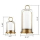 thumbnail image 3 of Portavelas de metal con cúpula de cristal para velas y plantas, 3 of 6