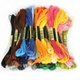thumbnail image 3 of LNGOOR 8Pcs 7.5m Thread Cross Stitch Embroidery Cotton DIY Craft Sewing Skeins for Cross Stitch, 3 of 8