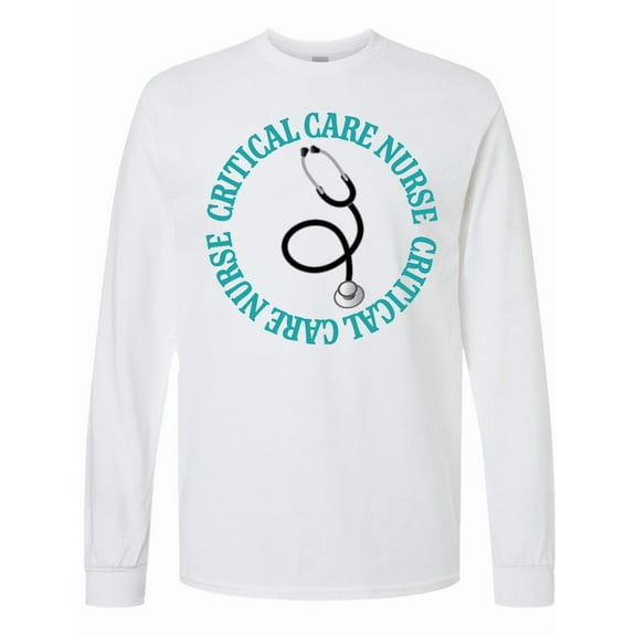 Inktastic Critical Care Nurse Apparel Long Sleeve T-Shirt