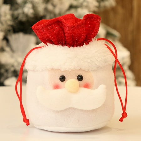 Christmas Retail Stores Christmas Candy Party Gift Bag Decorations Xmas Storage Packing Wrapper Supplies ()