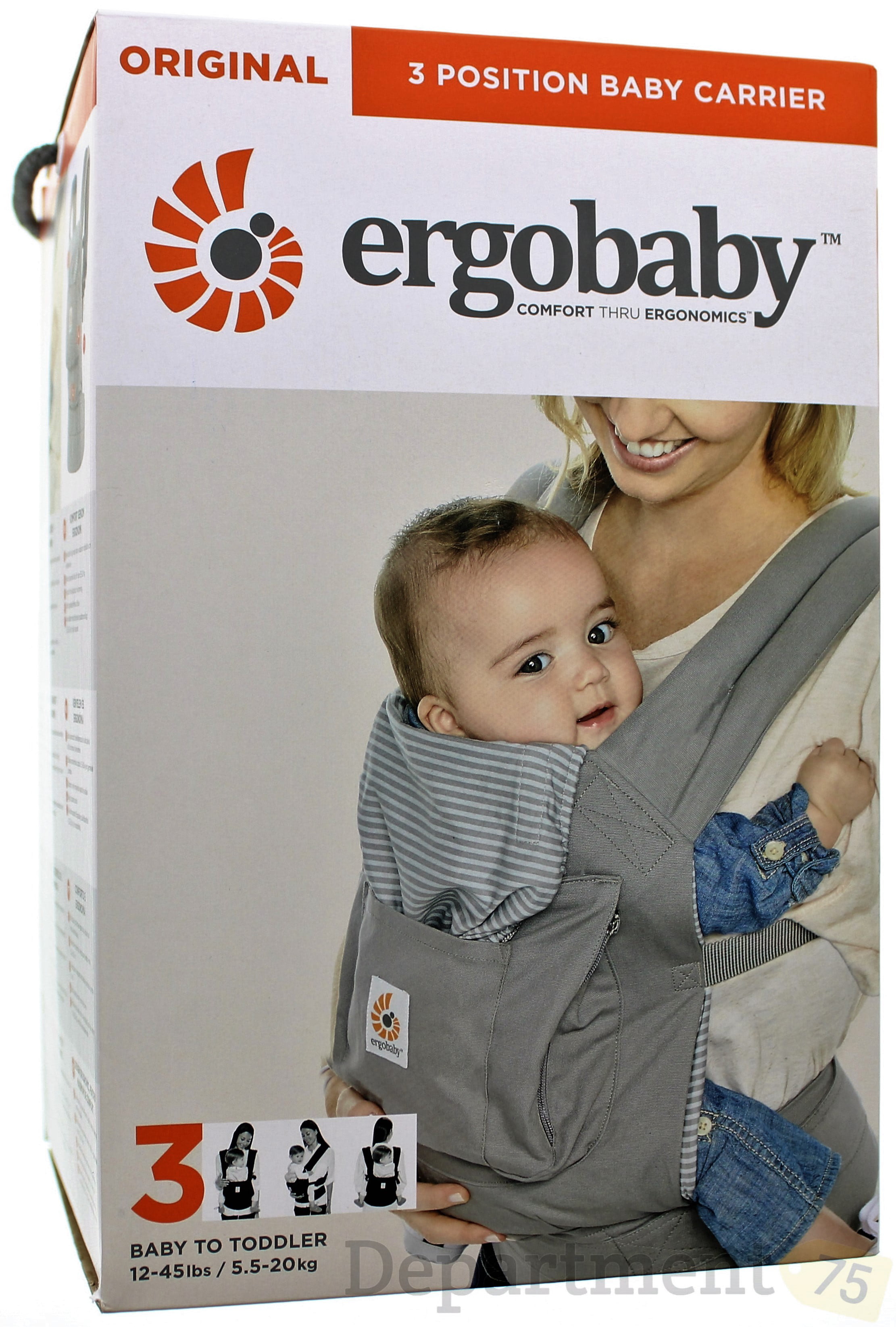 Ergobaby 3 Position Baby Carrier (Misty 