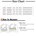 thumbnail image 3 of LYEAA Bras for Women Front Closure Wireless No Underwire Strapless Push Up Bandeau Solid Support Non-Slip Breathable Comfortable Soft Sleeping Everyday Bra Black L, 3 of 4