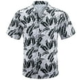 thumbnail image 2 of Men's Hawaiian Shirt Short Sleeve Casual Tropical Button Up Floral Dress Shirts Beach Breeze Party, 2 of 5