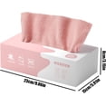 thumbnail image 6 of 20-Pack Pull-Out Cleaning Cloths, Absorbent Microfiber Cleaning Rags, Lint-Free Streak Reusable Towels for Car Home Kitchen, Easy-Access Dispenser Box (Pink), 6 of 6