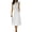 White, variant on SOOMLON 2 Piece Skirt Set for Women Crew Neck Sleeveless Shirt Draped A Line Midi Skirt with Pockets High Waisted Outfits