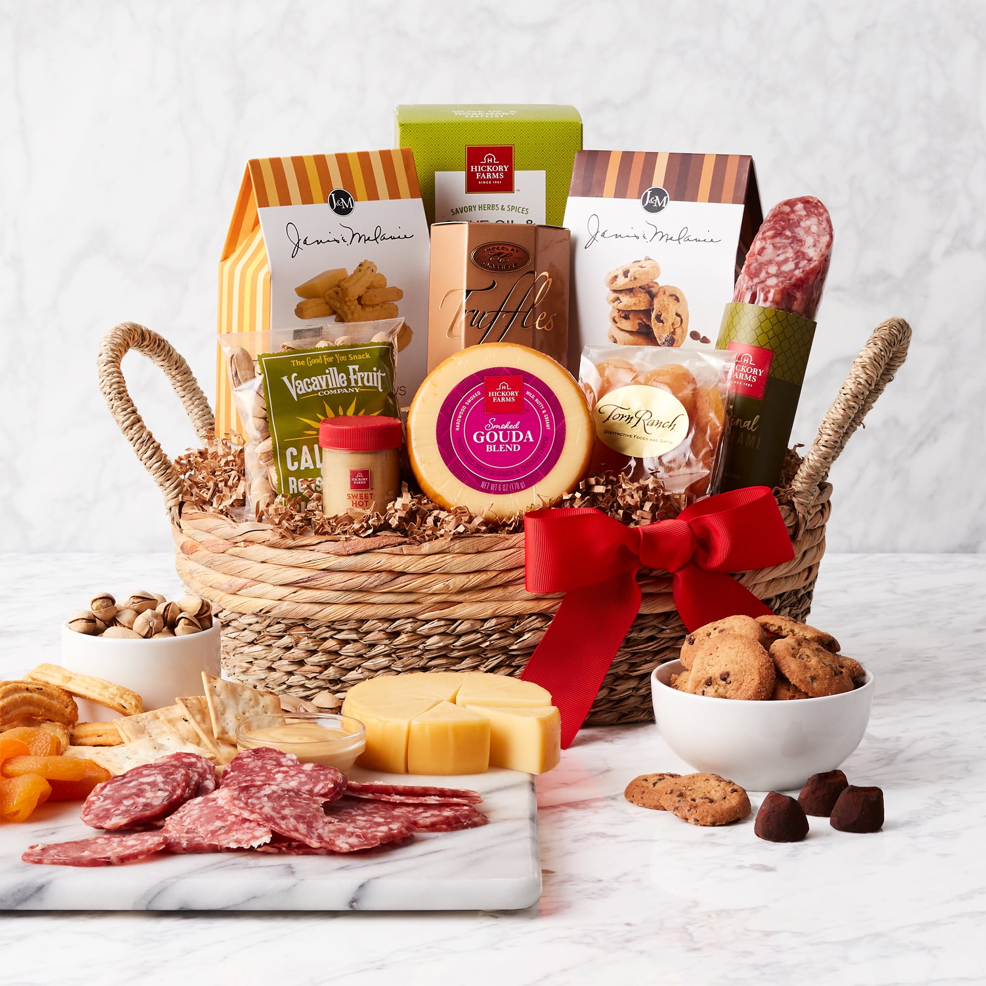 Nuts, Meats, Cheeses and More Sausage and Cheese Gift Sampler