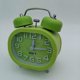 thumbnail image 1 of Green Dual Bell Analog Alarm Clock, No Ticking Novelty Bell Alarm Clock Silent Quartz Alarm Clock 3 Inch Analog Alarm Clock Battery Operated Travel Al, 1 of 4