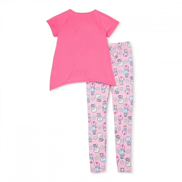 GIRL X DISNEY Pink Mid Rise Printed Sweatpants|161449501-Festival-Bloom