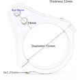 thumbnail image 4 of 51mm Diameter Aluminum Universal Steering Damper Fork Frame Mounting Clamp Bracket Foot Fixer for Motorcycle Bike Modification, 4 of 5