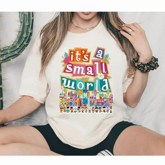 Retro Patel Fantasyland Park It'S A Small World T-Shirt, Disney Dreams Vintage Shirt, Disneyland Family Matching Tee, WDW Family Vacation