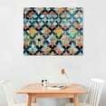 thumbnail image 2 of Orinice Mosaic Abstract Illusionism Fine Art Aesthetic Poster & Print Wall Painting for Home Office Decor, Canvas Living Room Bedroom Wall Art Decor 16x12in, 2 of 6