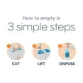 thumbnail image 6 of Diaper Genie Compact Pail, 1 Diaper Pail, 1 Square Refill, 165 Count, Infant, White, 6 of 11