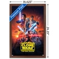 thumbnail image 3 of Star Wars: The Clone Wars - Season 7 Key Art Wall Poster, 14.725" x 22.375", Framed, 3 of 3