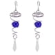 thumbnail image 3 of Molino de viento en espiral con bola de cristal azul para decoración de exteriores, 3 of 8