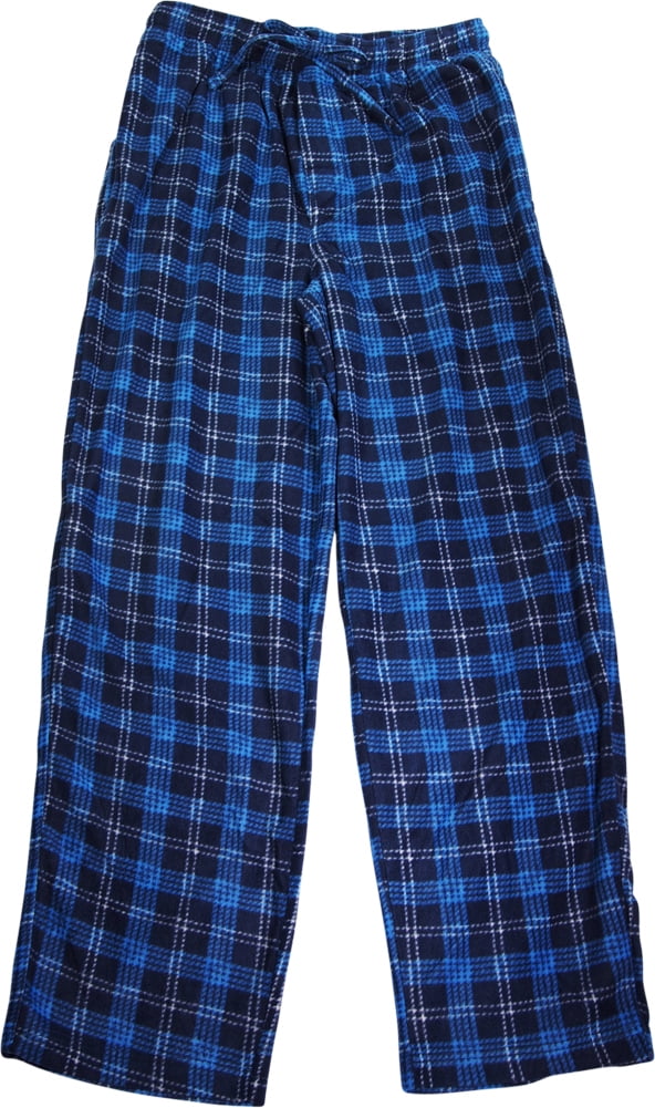 BHS SleepLounge Blue Mens Pyjama Bottoms 100% Cotton Checked Comfort Night Pants 