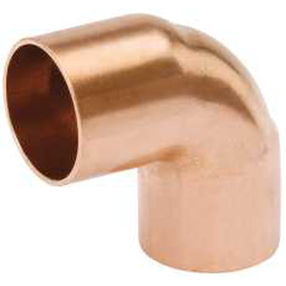 COPPER ELBOW 90 DEGREE SHORT 1 IN. X 3/4 IN. per 5 Each