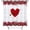 Red 18876, variant on Valentines Day Shower Curtain, Black Hearts Shower Curtain for Valentine''s Day Black and White Contracted Bathroom Decor Set Sweetheart Bathroom Curtains, 72x72 in
