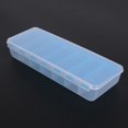 thumbnail image 2 of Caja Medicamentos Con 7 Compartimentos para Cápsulas Organizador Joyas Sellado Azul para Viajes A Casa, 2 of 8