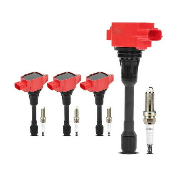 Ignition Coil Set with Spark Plugs 8 - Compatible with 2007 - 2013 Nissan Altima 2.5L 4-Cylinder 2008 2009 2010 2011 2012