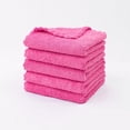 thumbnail image 1 of Nvzi 10 paños de cocina reutilizables sin olor, paños de limpieza de vellón coral súper absorbentes de 9,84 x 9,84 pulgadas (rosa oscuro), 1 of 4