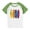 B-Green, variant on TEAJOPSUU 3-15 Years Boys Girls Tshirt Casual Raglan Tees Crew Neck Tunic Top Summer Soft Cute Rainbow Stripes Short Sleeve Blouse B-Light Blue