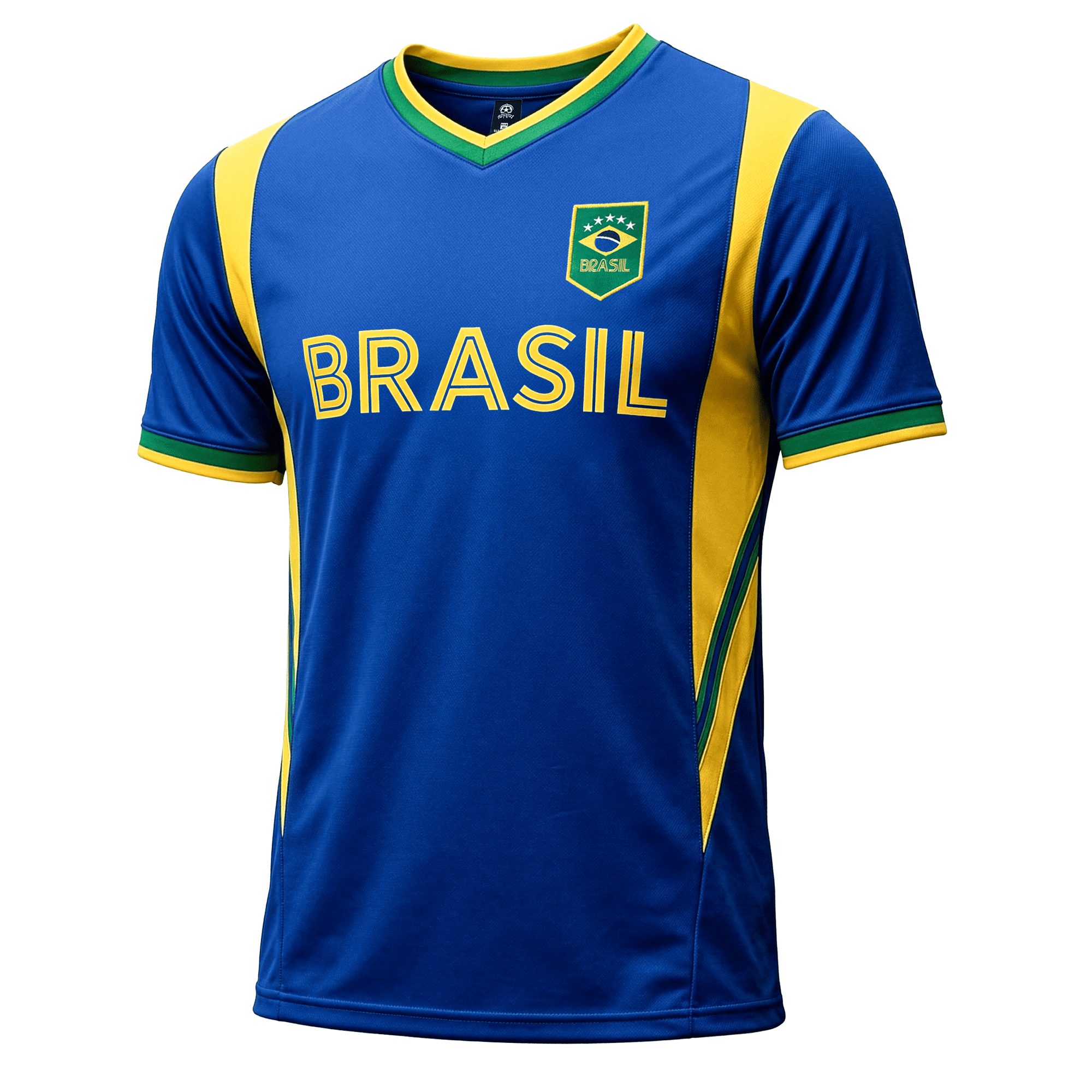 J4K Inc. Brasil Soccer Fan Jersey, Brazil Shirt 100% Polyester, YS-XXL, 1-Pack