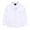 White, variant on uikmnh Tops for Teens Classic Long Sleeve Button Down Dress Shirt for Girls and Toddlers in Poplin Fabric Size:6-7 Years
