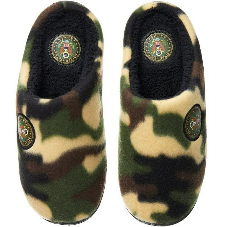 US Army Camo Men s Slippers XL